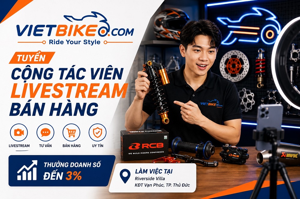 Tuyển Cộng tác viên Livestream bán hàng Vietbike.com